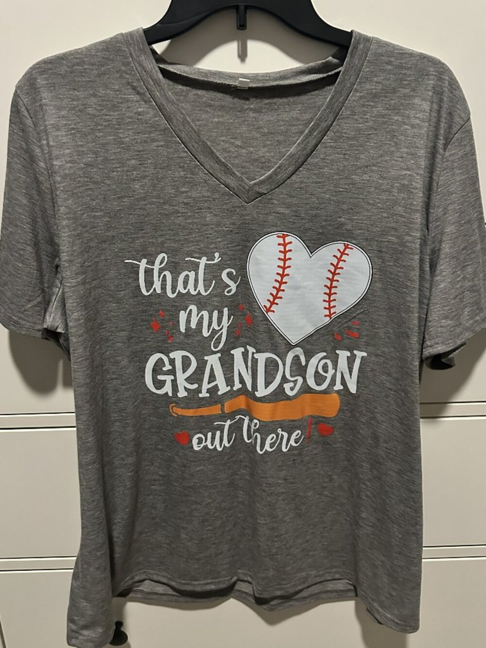 That's My Grandson Out There- Baseball Tee